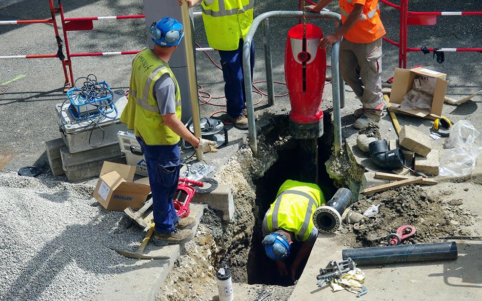 canalisation egout Nangis